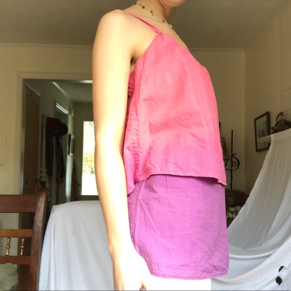 SOLD 🖤 RIP CURL 〰️ COTTON TIE DYE OMBRÉ TOP - Picture 3 of 8